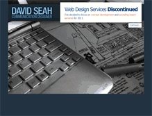 Tablet Screenshot of design.davidseah.com